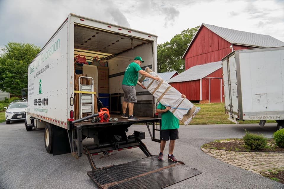 Side view of a white truck door with 