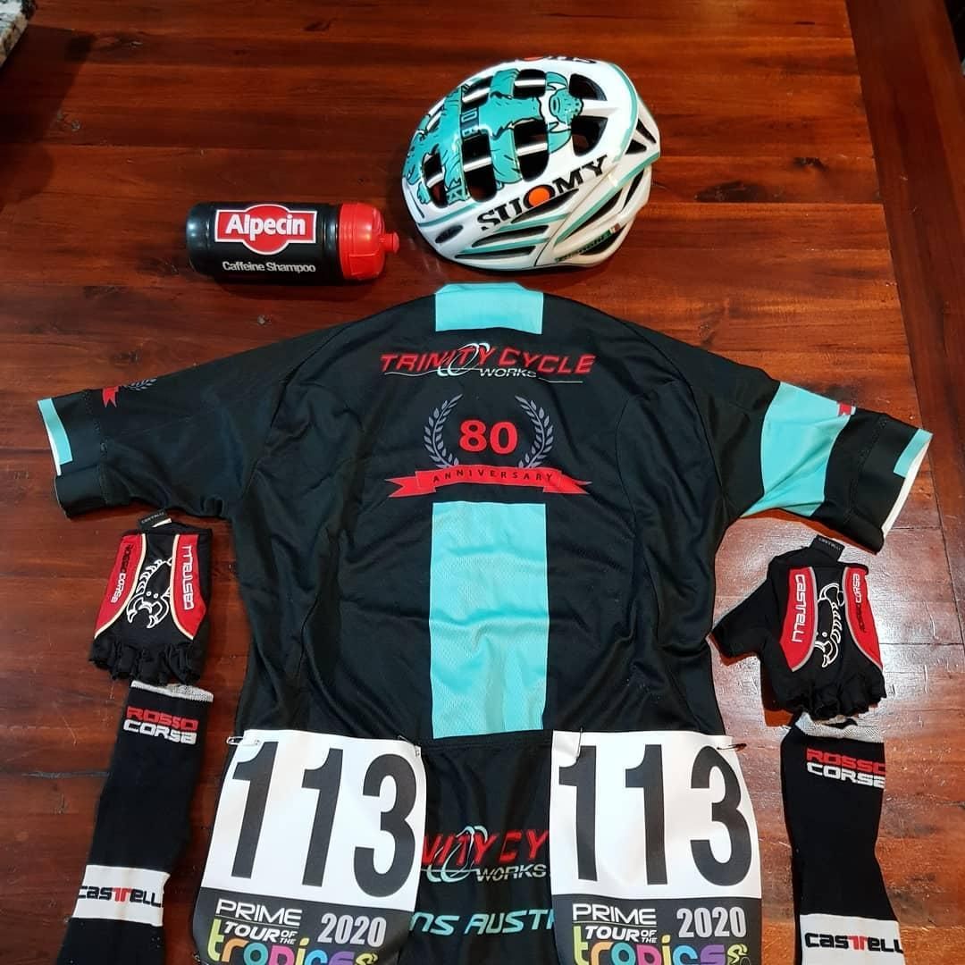 A Cycling Jersey With The Number 113 On It — Trinity Cycle Works In Cairns City, QLD