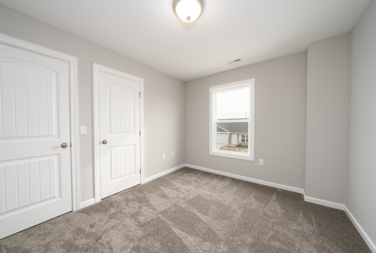 bedroom double closets