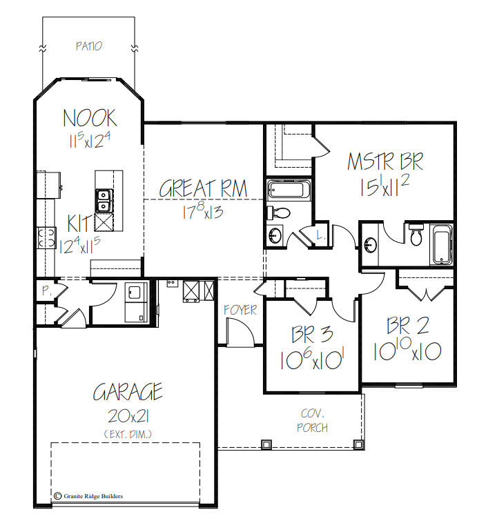 saddlewood floorplan