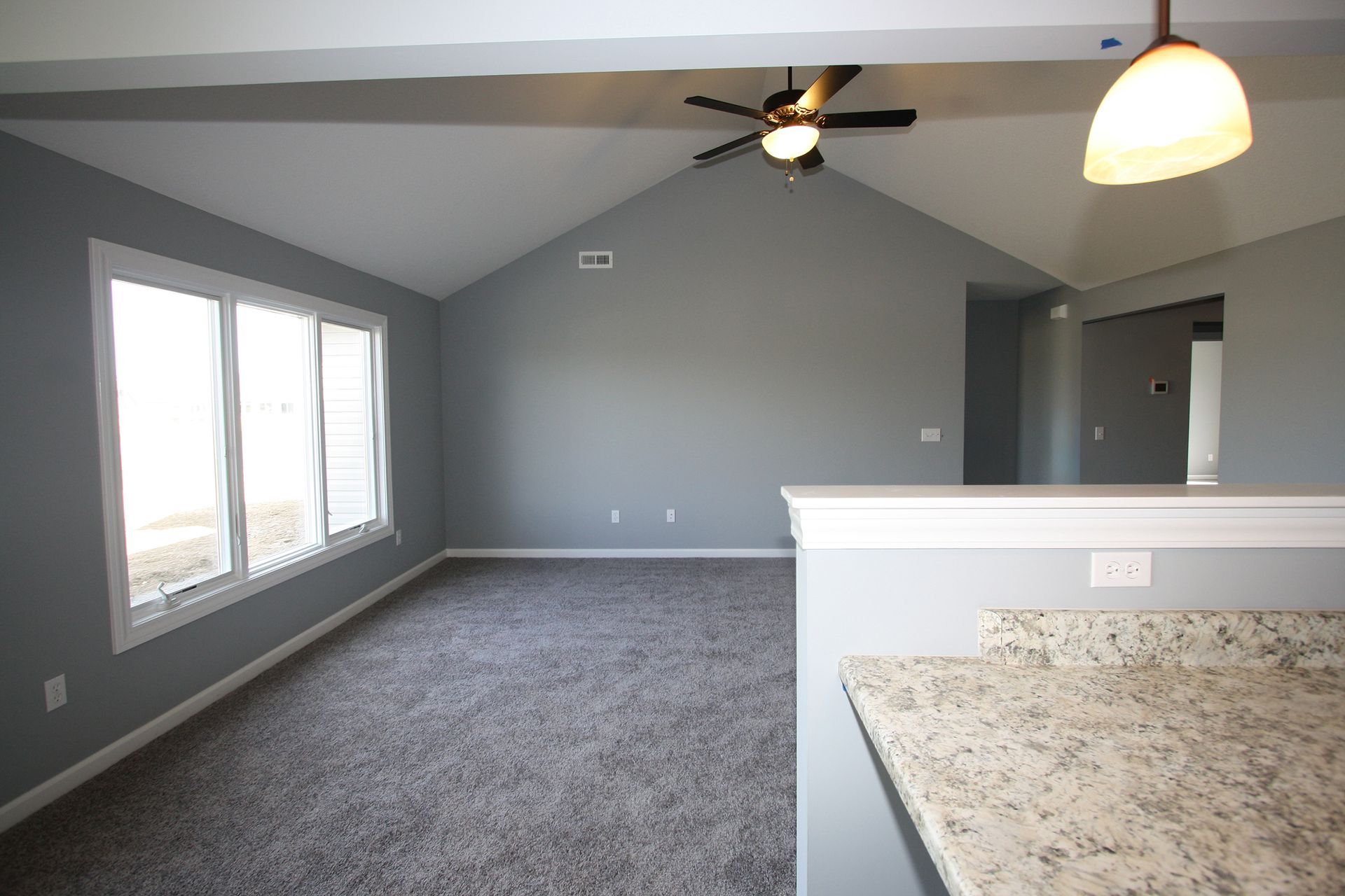 vaulted ceiling