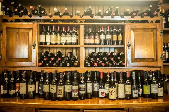 foto della cantina dei vini
