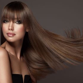Smooth, sleek hair showcasing results of a professional hair straightening treatment