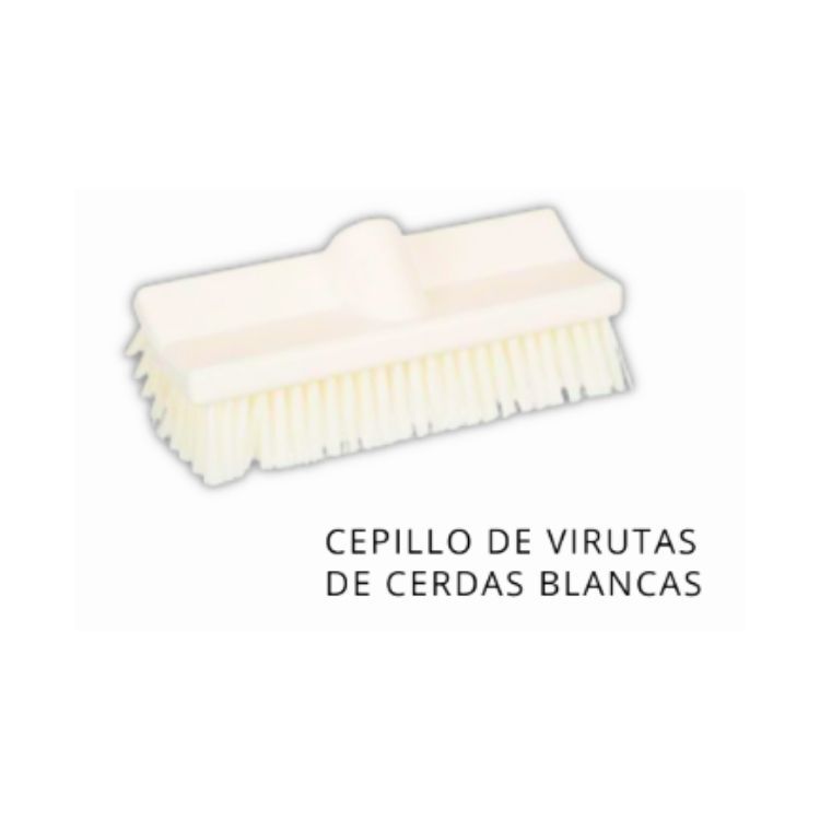 Cepillo de Virutas de Cerdas Blancas – Cepillo Quali-Tech – Herramienta Profesional de Cerdas Blancas