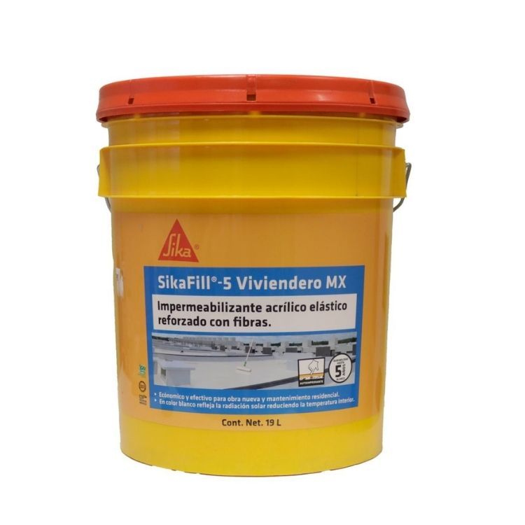 Sika Fill-5 Viviendero – Impermeabilizante Acrílico Sika Fill-5 – Protección para Techos