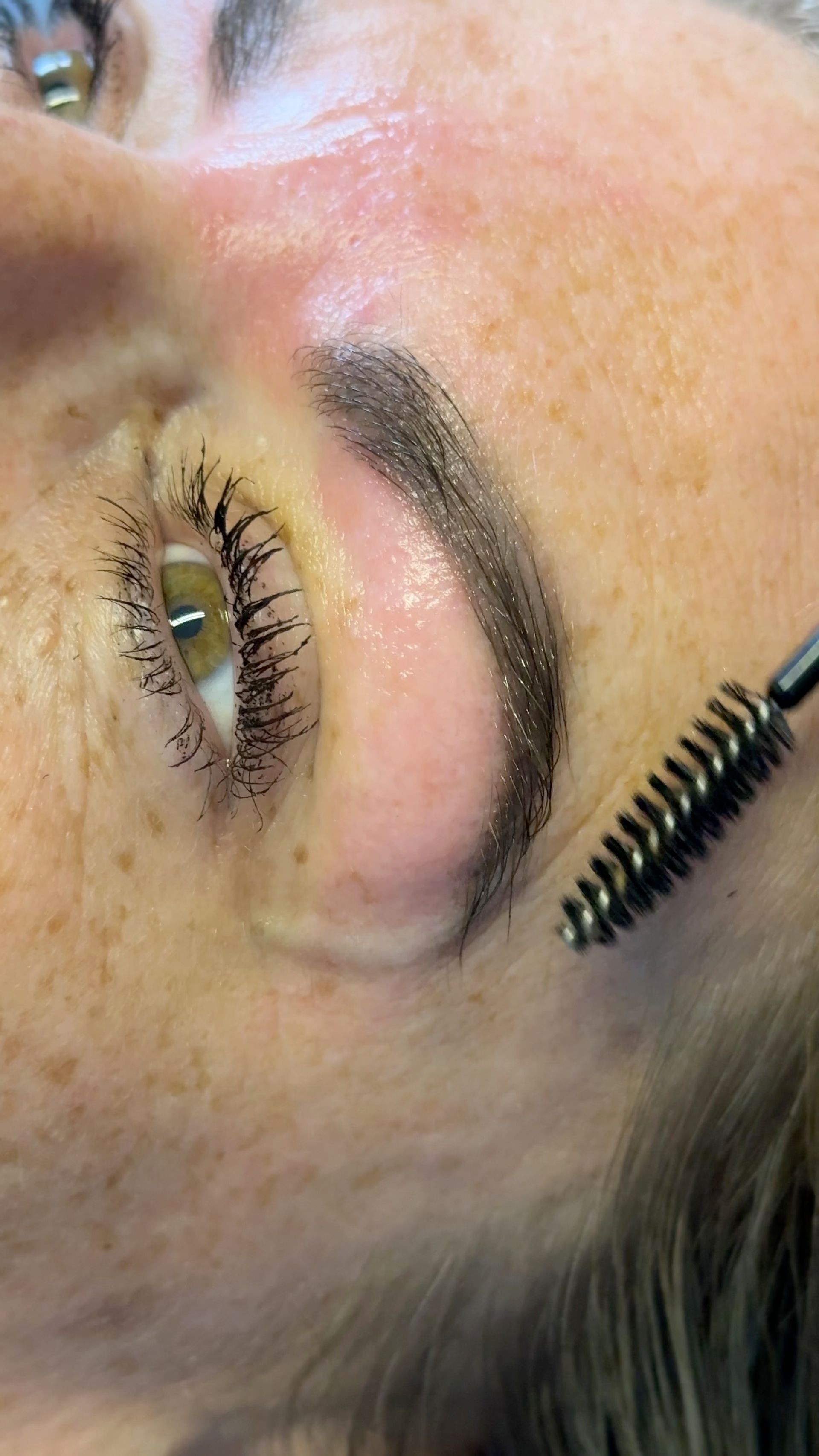 Brow wax and tint result at The Pamper Lounge