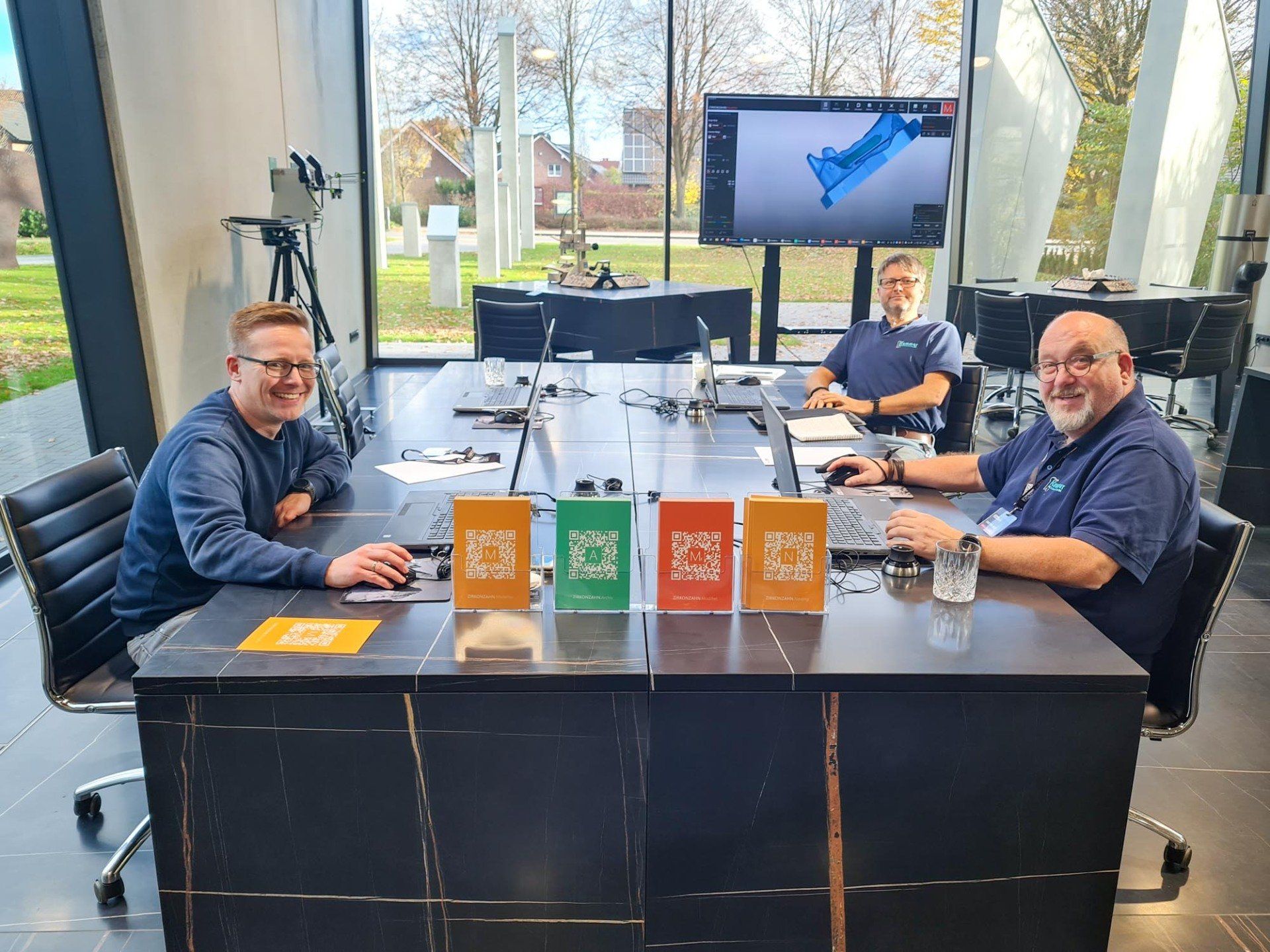 Individualtraining bei der Firma Zirkonzahn