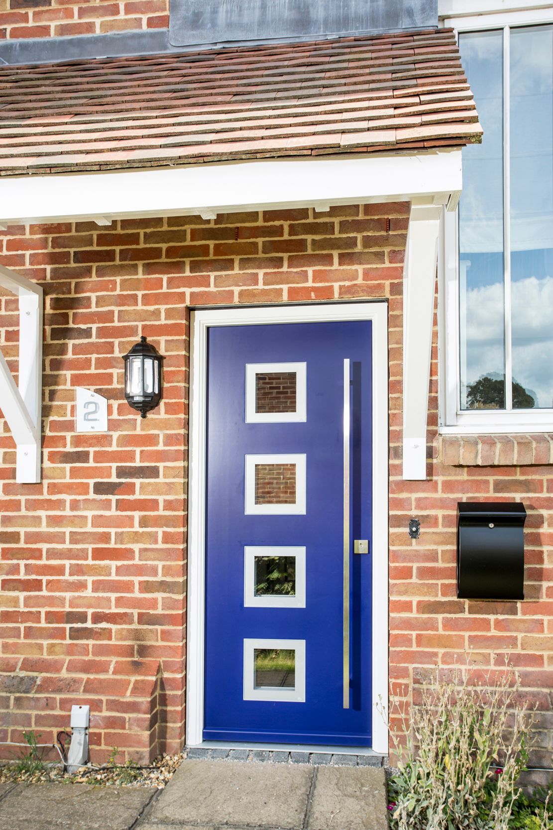 Moralt exterior door blue
