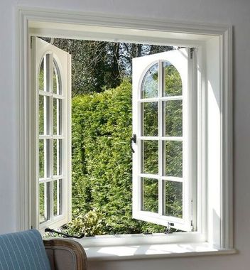 Cypress wood windows and doors