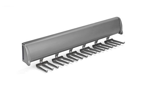 Graphite Color Option for Tie Rack Organizer