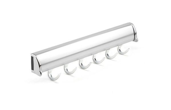 Chrome Color Option for Belt Rack Organizer
