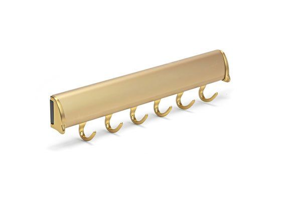 Matte Gold Color Option for Belt Rack Organizer