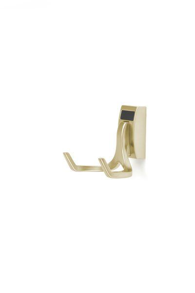 Matte Gold Color Option For Double Hook Organizer