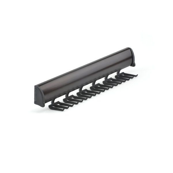 Matte Black Color Option for Tie Rack Organizer