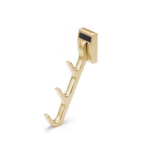 Matte Gold Color Option For Waterfall Hook Organizer