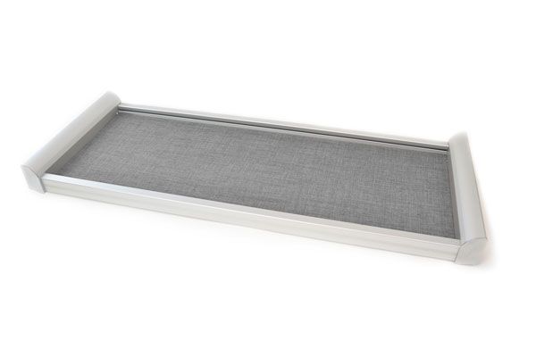 Matte Aluminum Color Option For Folding Shelf Organizer