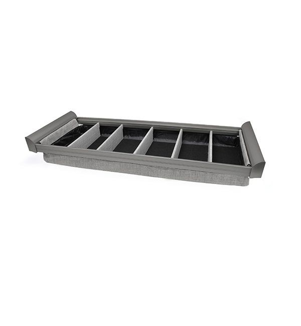 Graphite Color Option For Lingerie Drawer Organizer