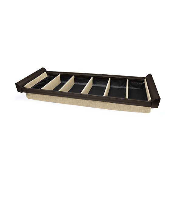 Matte Black Color Option For Lingerie Drawer Organizer