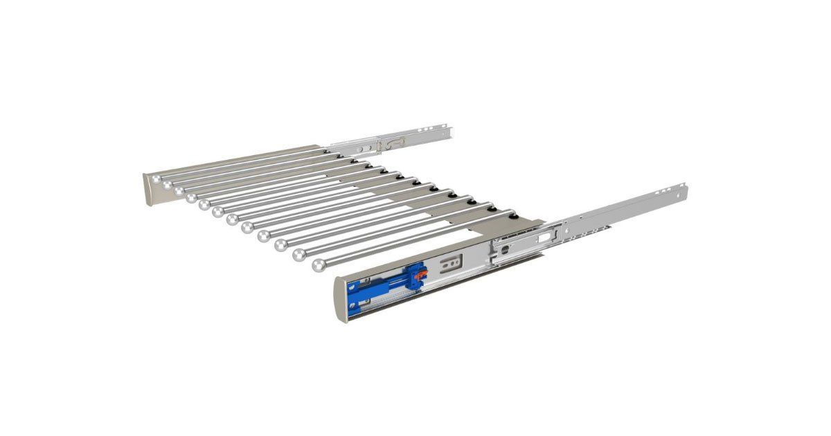 Nickel 24 Inch Classic Pants Rack