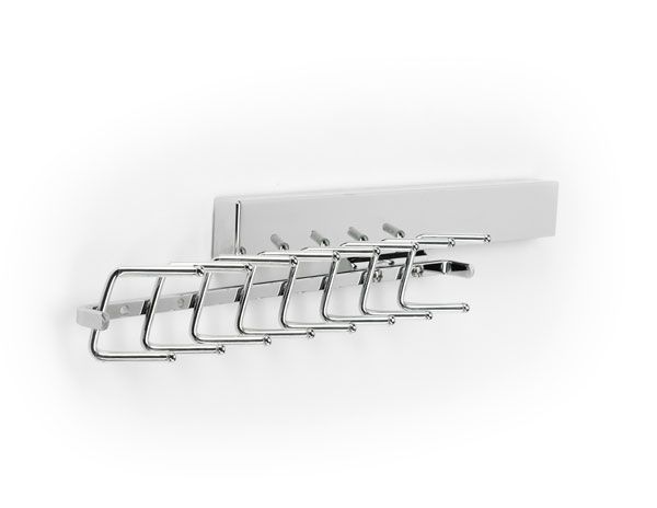 Chrome Color Option for Classic Tie Rack Organizer