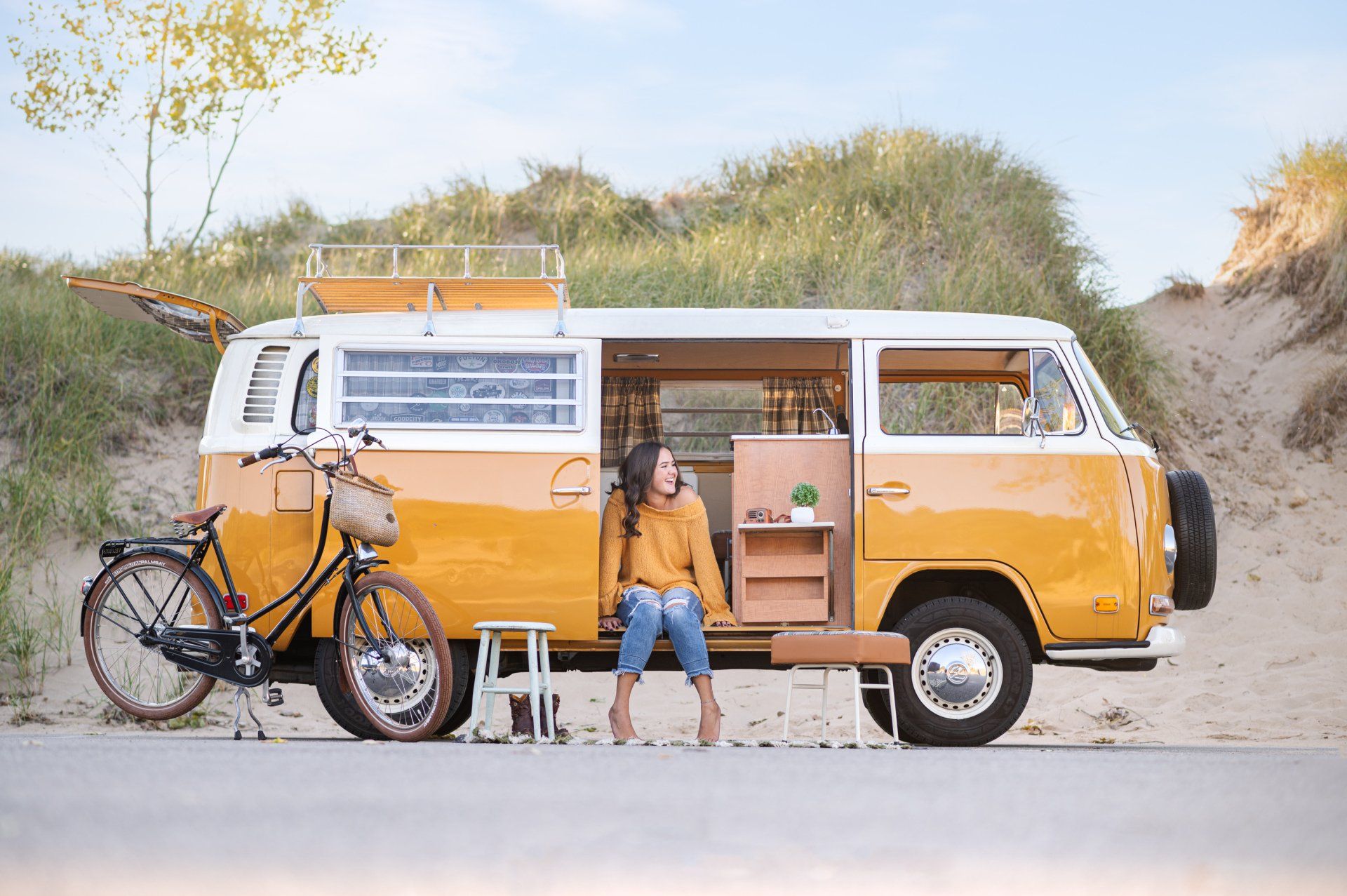 Little Yellow VW Bus