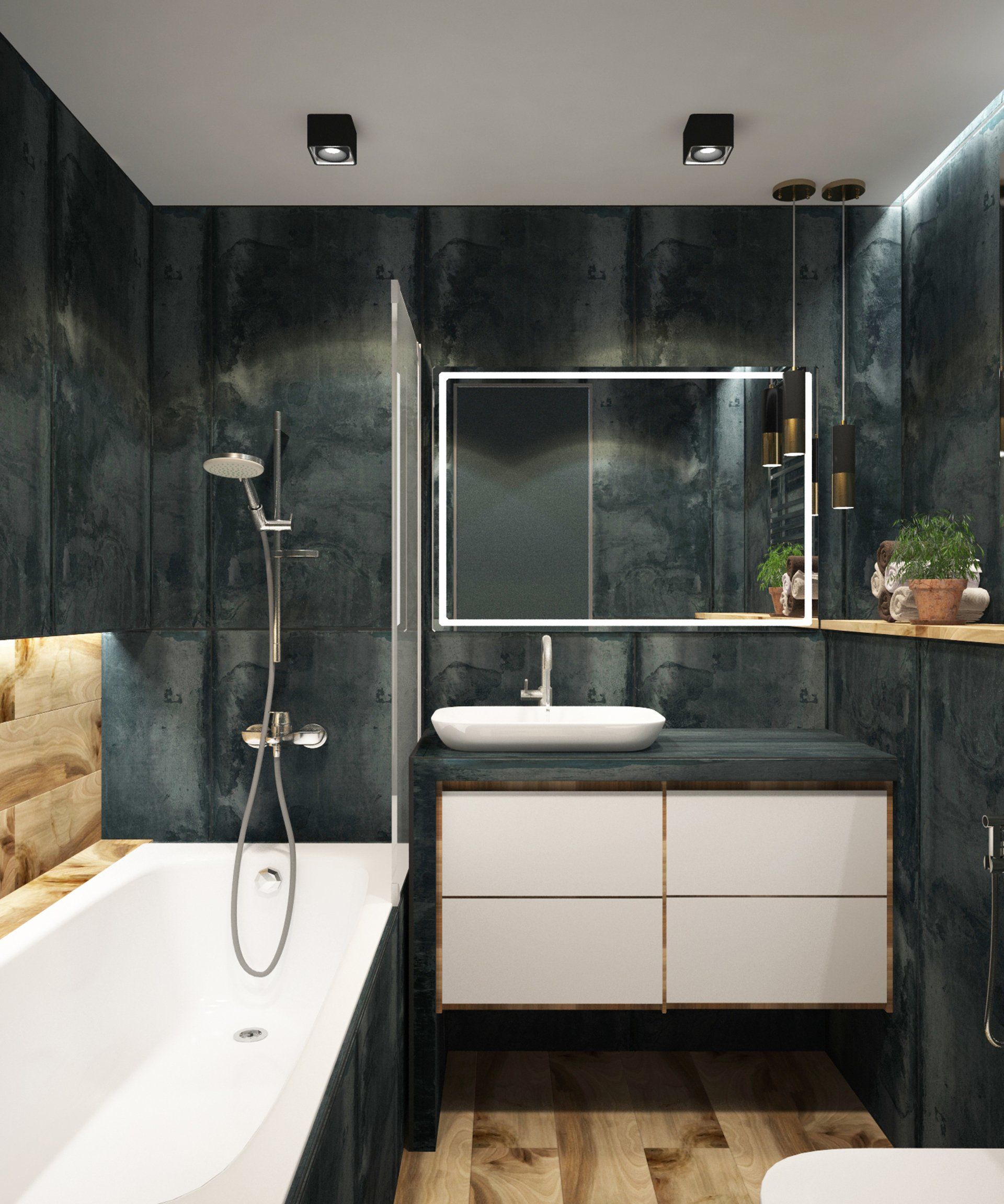 Modern Bathroom Mirror — Suncoast Shower & Security Screens in Marcoola, QLD