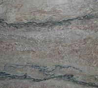 Gray and beige marbled stone texture with dark wavy veins