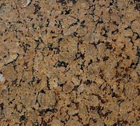 Brown and black speckled granite countertop surface