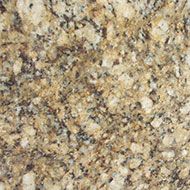 Close-up of a speckled beige and brown granite surface