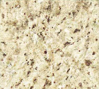 Close-up of beige speckled stone or granite texture