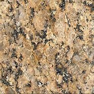 Tan and black speckled granite countertop surface