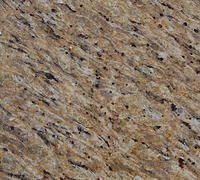 Close-up of speckled brown and beige stone surface with diagonal grain patterns