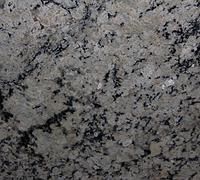 Close-up of a gray and black speckled granite surface