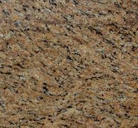 Close-up of a speckled brown granite or stone surface