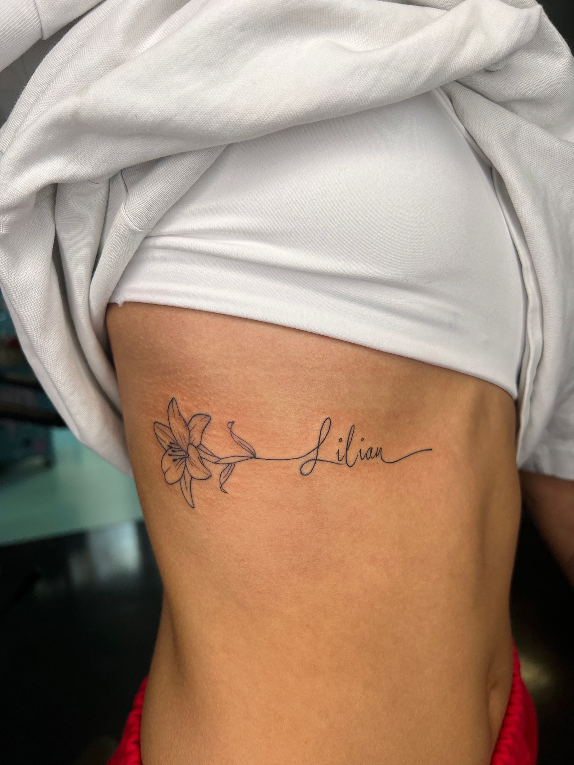 Voorbeeld Fineline Tattoos