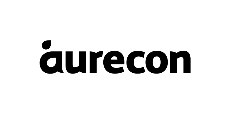 Aurecon logo in black lowercase letters on a white background