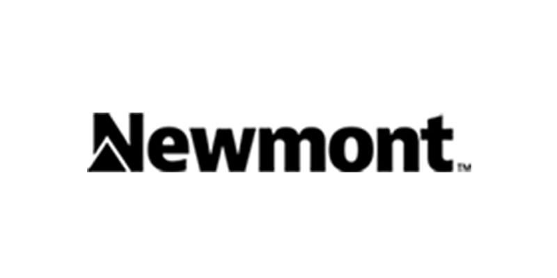 Newmont logo in black text on a white background
