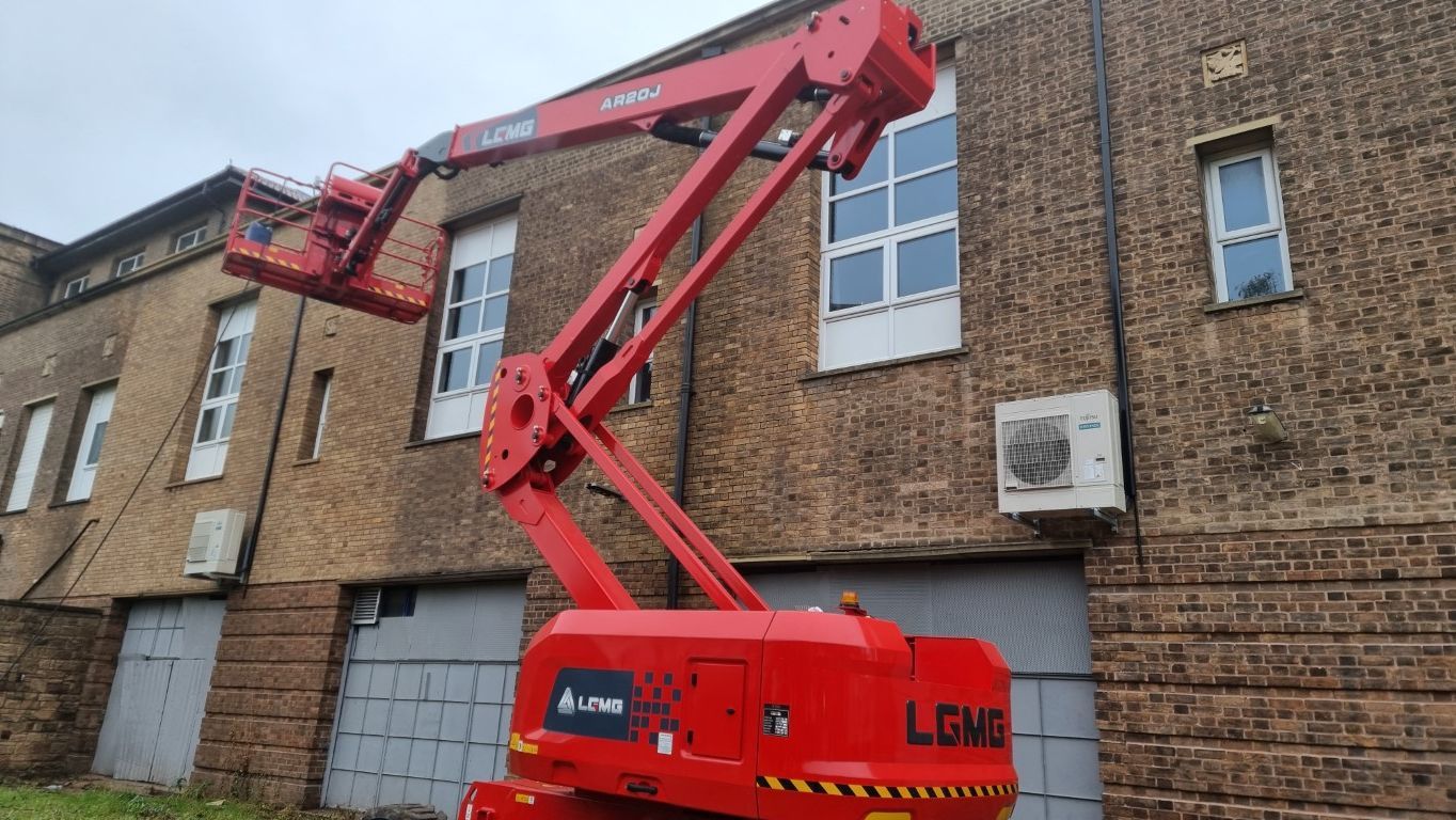 commercial brick cleaning ipaf closeup