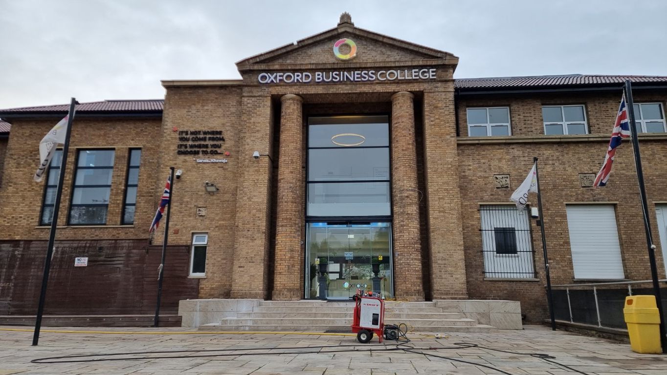 commercial brick cleaning