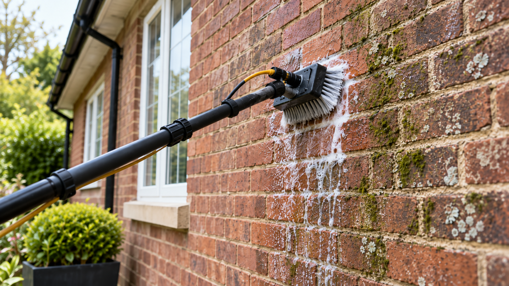 biocide treatment of brickwork