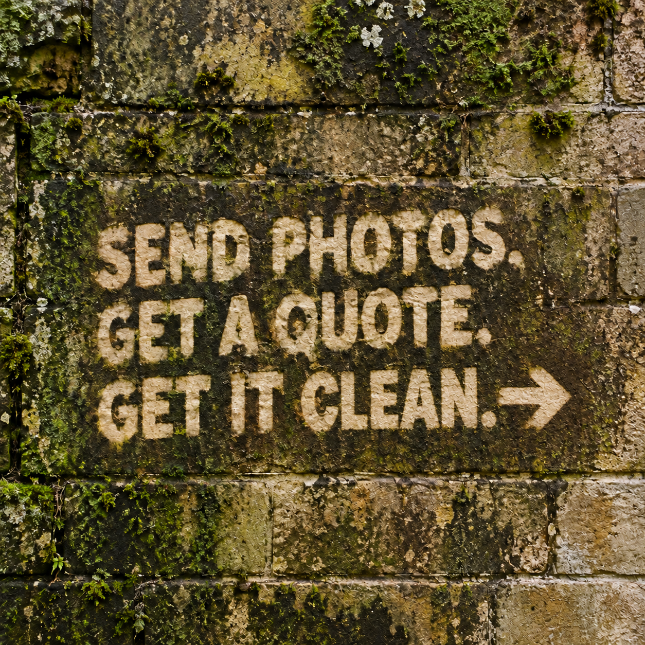 photo of doff cleaning asking to send photos