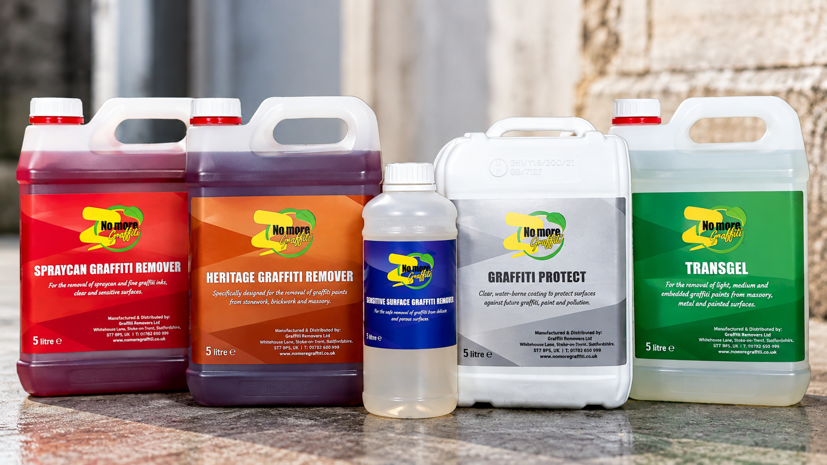 specialist graffiti removal chemicals including heritage and listed building approved