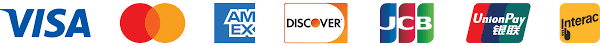 Logos of payment methods: Visa, Mastercard, American Express, Discover, Diners Club, UnionPay, and MiFinity.