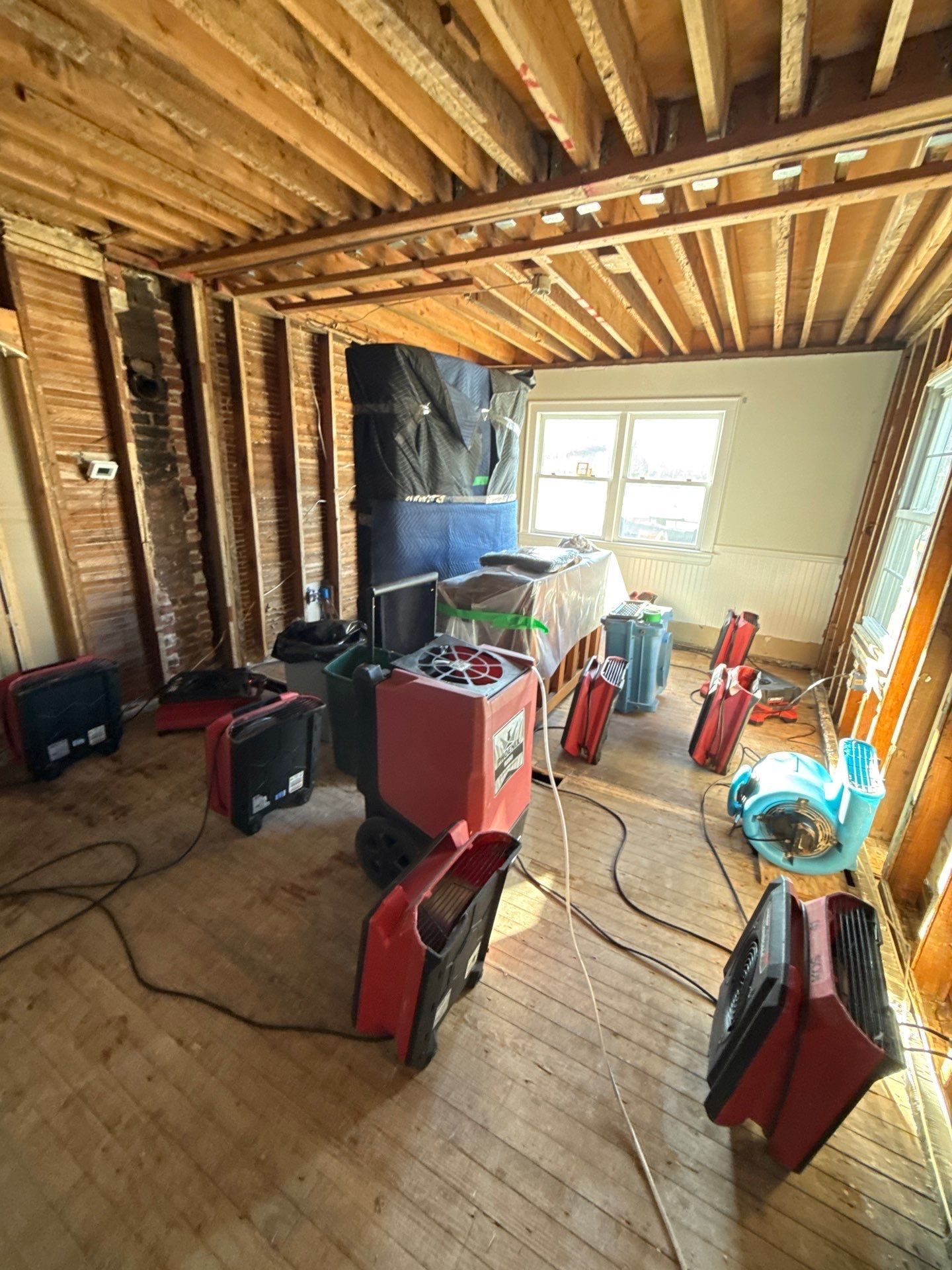 IICRC water damage restoration at a home in Patchogue NY