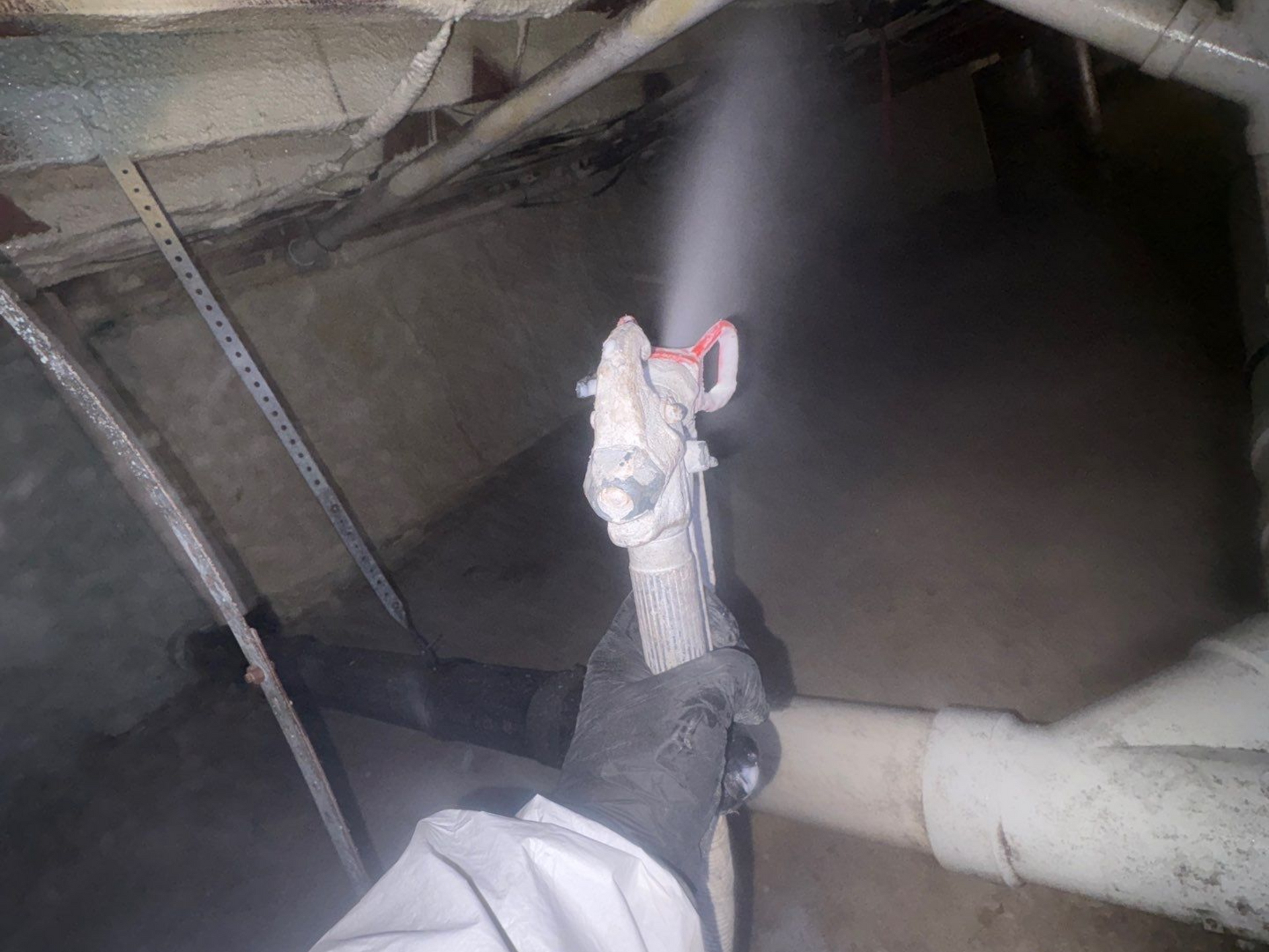 spray encapsulation application crawlspace mold prevention Long Island