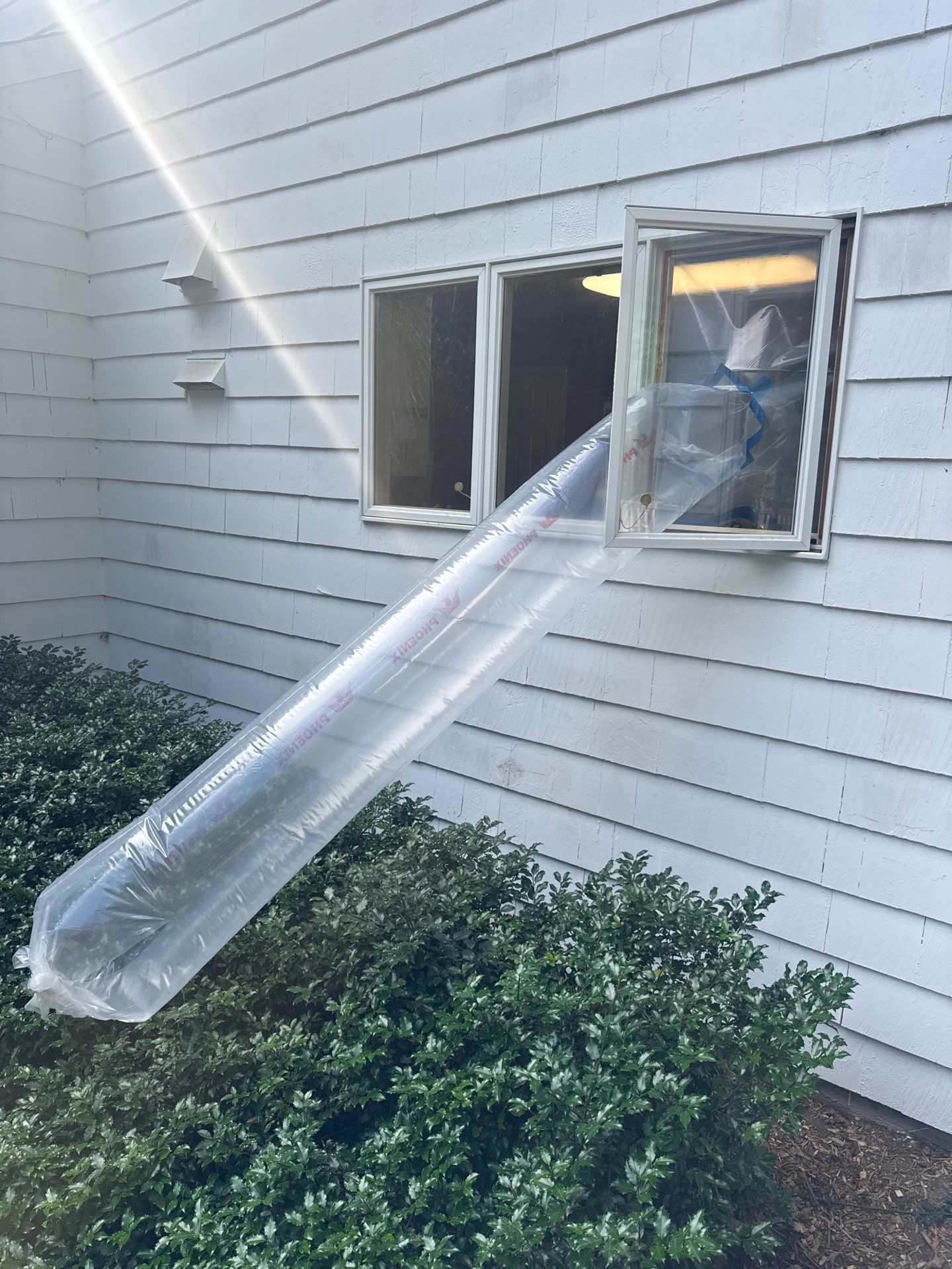 mold remediation air filtration at a home in Setauket NY