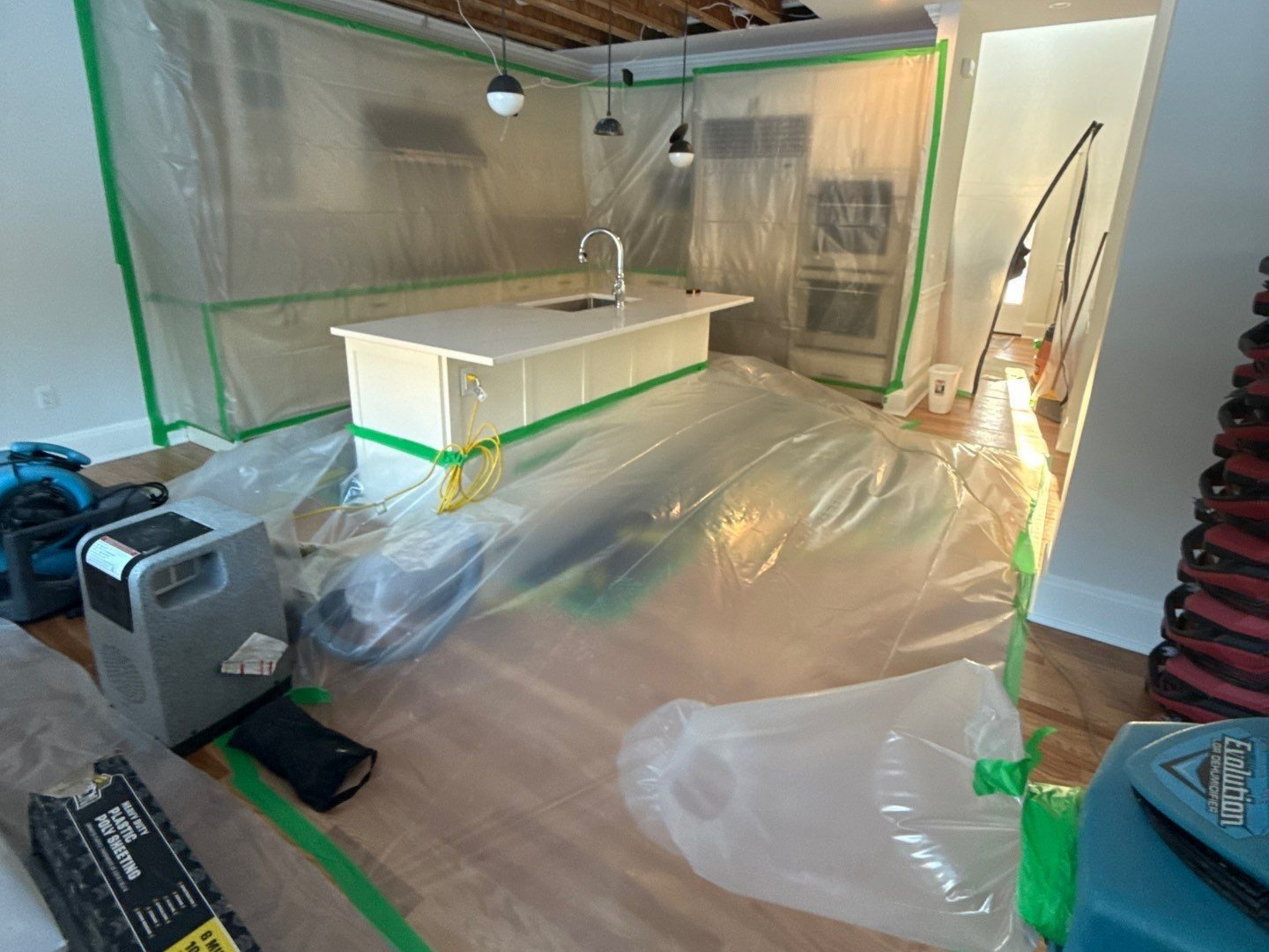 IICRC water damage restoration at a home in in Quogue NY