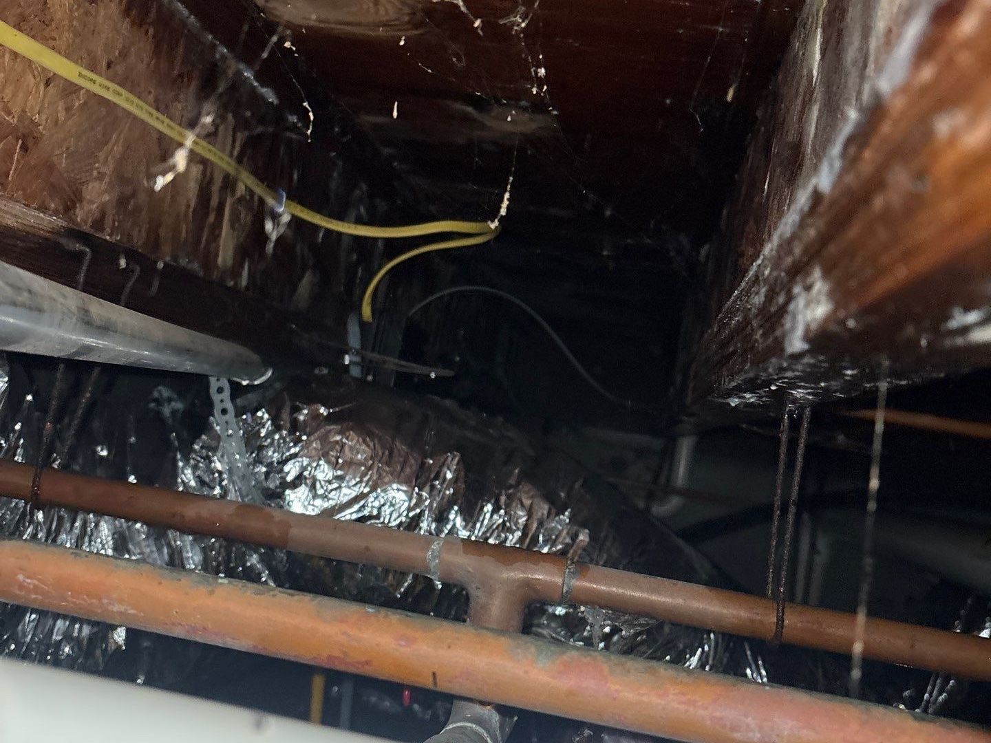 preparing for mold remediation of crawlspace at home in East Hampton NY