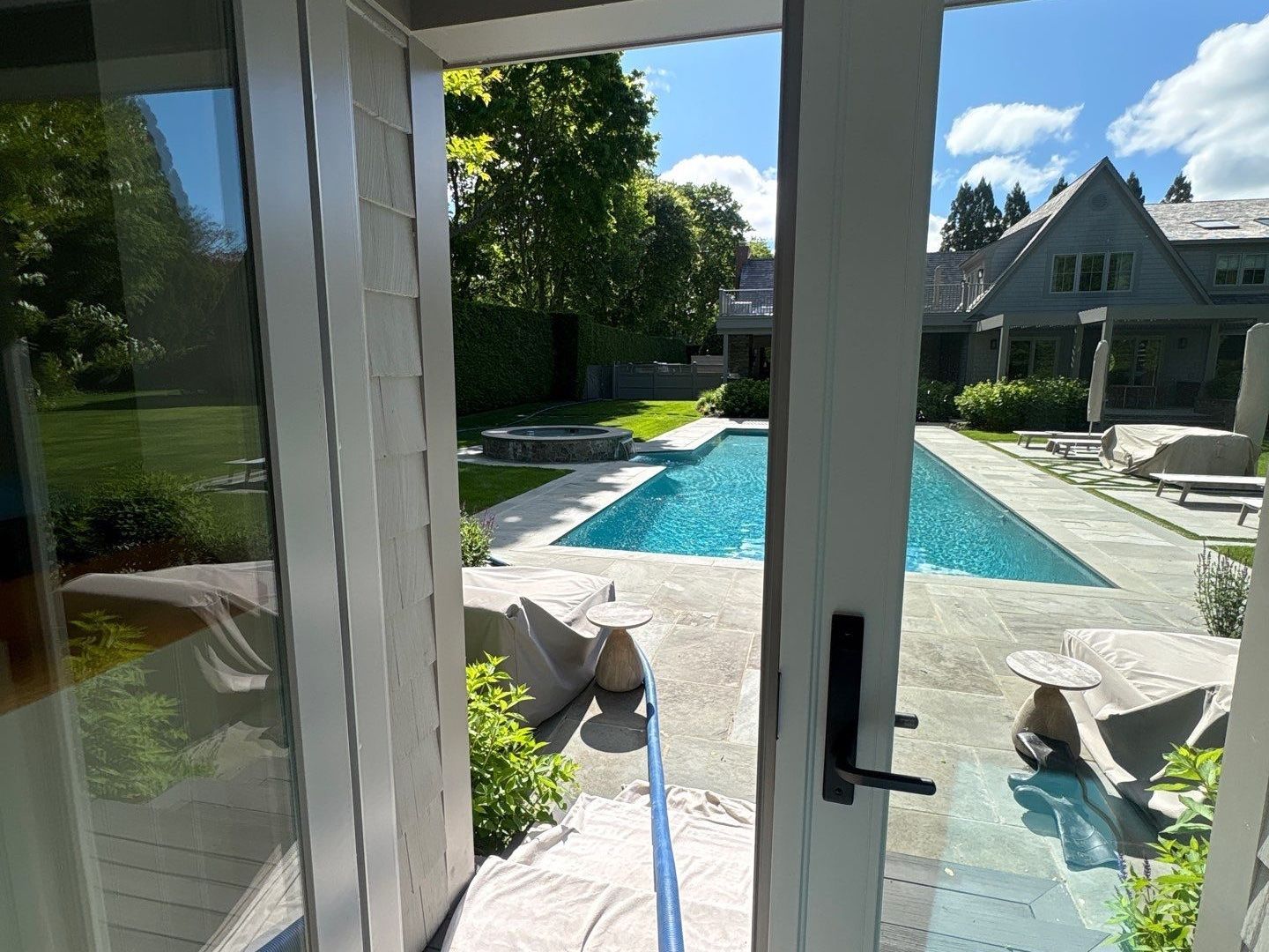 removing flood water from home in East Hampton NY