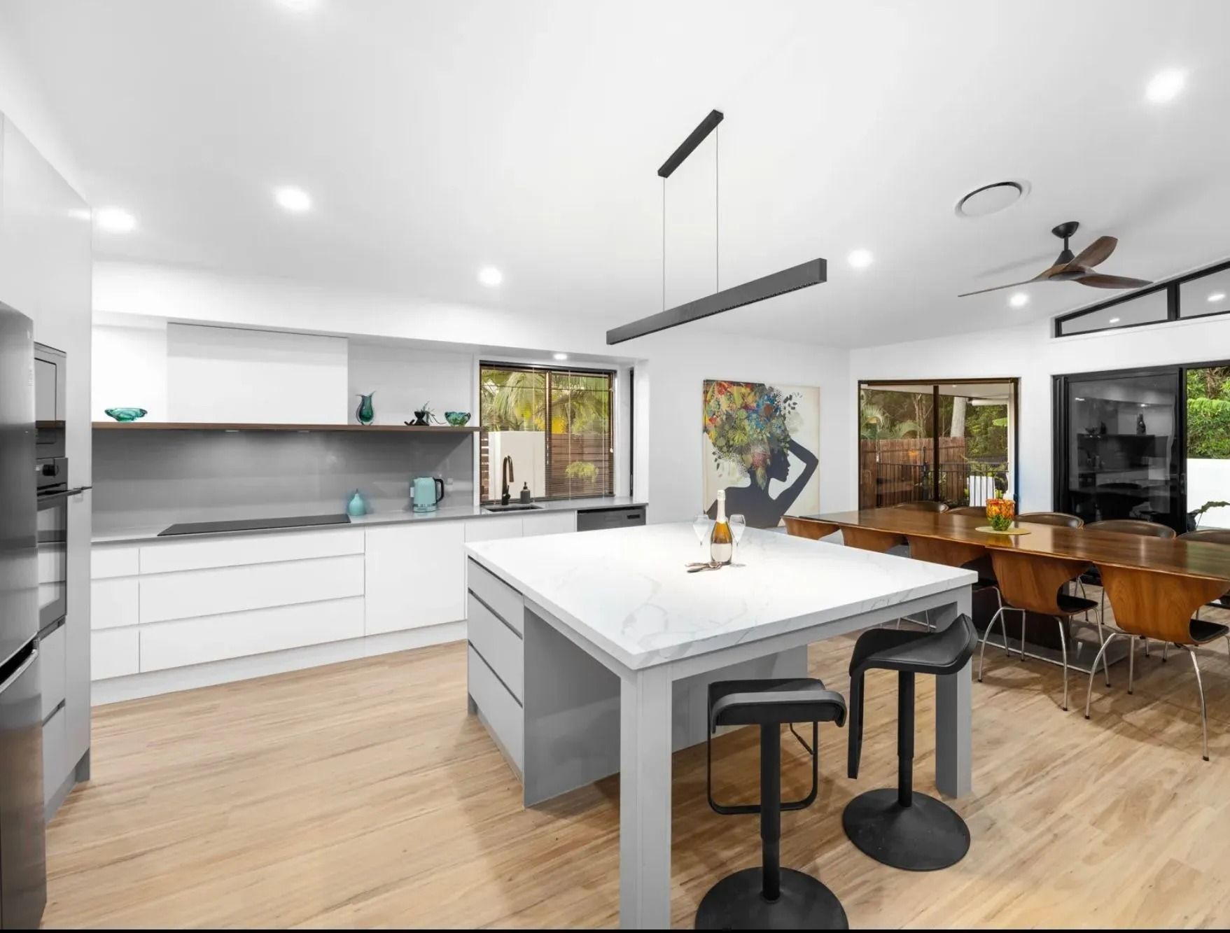 There is a Large Island in the Middle of the Kitchen — Suncoast Kitchens In Kunda Park, QLD